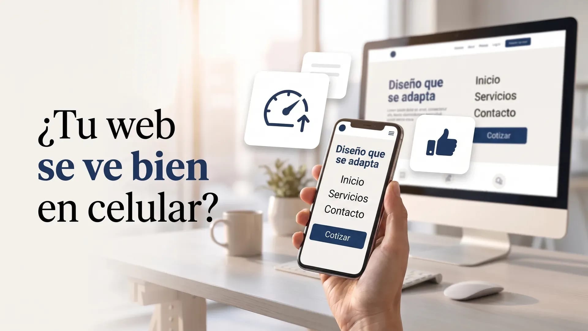 Portada del artículo: ¿Tu web se ve bien en celular? Por qué el diseño móvil ya no es opcional