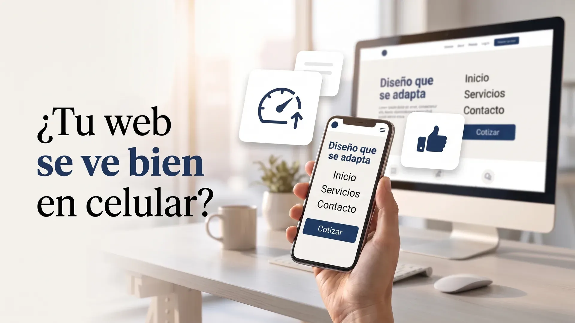Portada del artículo: ¿Tu web se ve bien en celular? Por qué el diseño móvil ya no es opcional